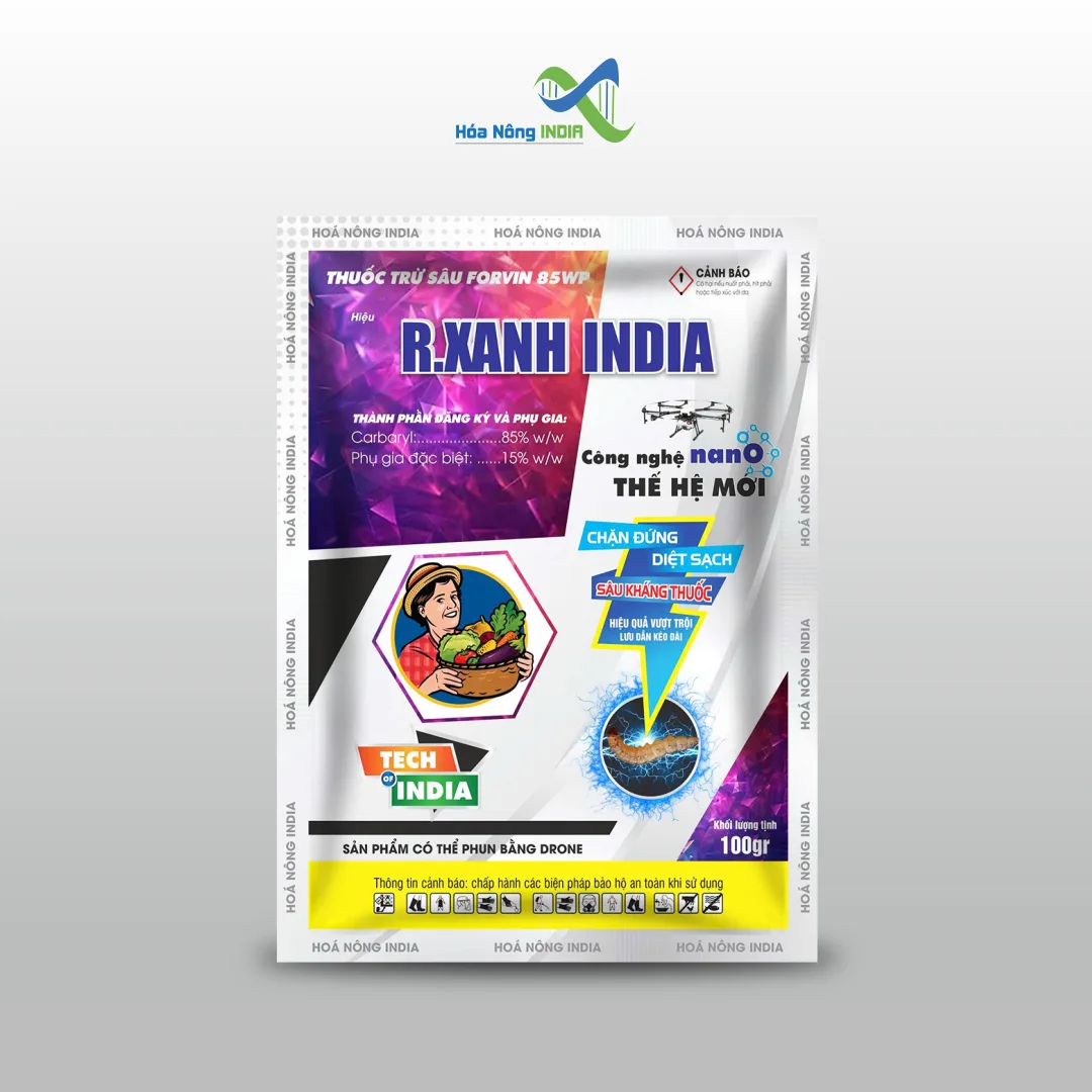 Thuốc trừ sâu R XANH INDIA – FORVIN 85WP
